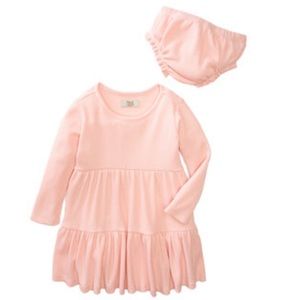 True Craft Baby Girls Tiered Dress Set